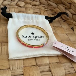 Kate Spade ♠️ Spot the Spade ♠️ Gold & Coral Bangle